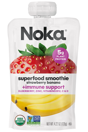 Strawberry Banana, Superfood Smoothie + Immune Support