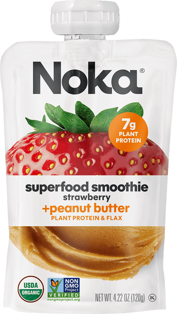 Strawberry Peanut Butter, Superfood Smoothie + Nut Butter