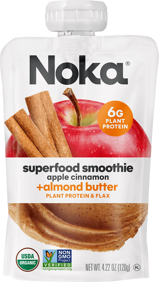 Apple Cinnamon, Almond Butter, Superfood Smoothie + Nut Butter