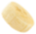 Banana slice accent graphic