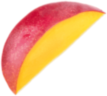 Sliced apple accent graphic