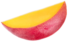 Sliced apple accent graphic