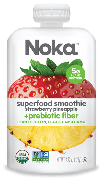 Strawberry Pineapple, Superfood Smoothie + Prebiotic Fiber