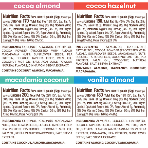Variety Pack, Superfood Nut Butters (NEW!)